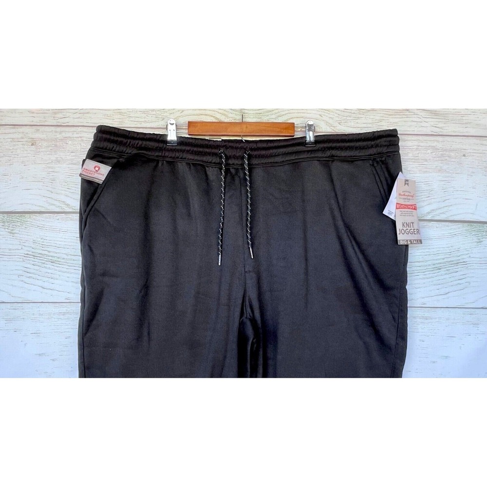 Weatherproof Jogger Pants Mens Size 3XL Black Fleece Joggers Comfort Fit New - Picture 2 of 3